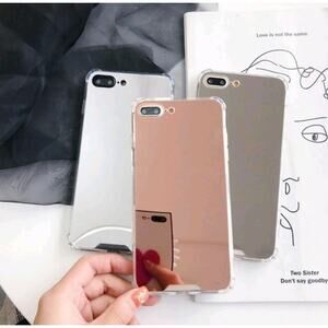 Luxury plating mirror shockproof phone case for iphone, new, good condition